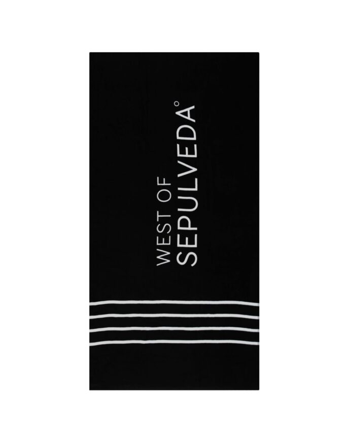 Beach Towel - Black 1 Beach Towel - Black